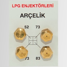 100 Takım Lpg Dönüşüm Ocak Memesi Arçelik