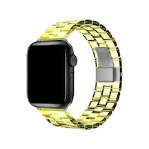 Watch 44mm Uyumlu Krd-33 Kordon-sarı Sarı