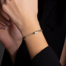 Altın Yassı Bileklik BL0059 Sarı Altın