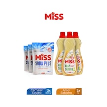 Miss Arap Sabunu 3 x 1 L + Soda Plus 3 x 500 ML