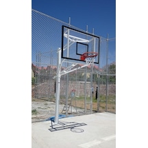 Adelinspor Yükseklik Ayarlı Cam Basketbol Potası 105 x 180 x 15 MM