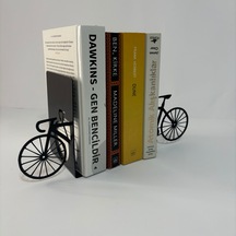 Metal Bisiklet Figürlü Kitap Desteği Kitap Tutucu Ev Ve Ofis Deko