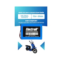 Csn Comfort Batarya Standart Kapasite Lifepo4 72v 30ah Elektrikli Motosiklet Bataryası