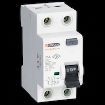 Günsan 2x25a 300ma Kaçak Akım Rölesi Ka32-25/300ma