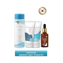 C'enta Beauty Leke Karşıtı Gece Bakım Kremi 50 ML + Gündüz Kremi 50 ML + Tonik 200 ML + Vitamin C Serum 30 ML