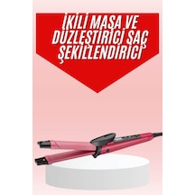 Saç Şekillendirici Düzleştirici Ve Maşa Özellikli Şekillendirici Seramik Kaplama - Lisinya