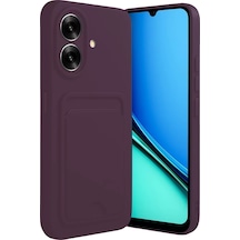 Newface Realme Note 60 Kelvin Kartvizitli Silikon - Derin Mor