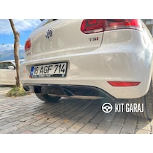 Volkswagen Golf 2009-2012 Parlak Siyah Difüzör Plastik Boyalı