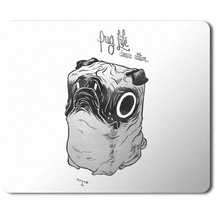 Pug Life İllustration Baskılı Mousepad Mouse Pad
