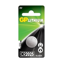 Gp Cr2025 - 3v Lithium - Lityum Düğme Pil - Tekli Blister