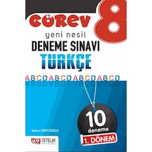 NİTELİK 8. Sınıf Deneme GÖREV Türkçe 1.Dönem