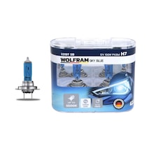 Ampul - 380 - 12v H7 100 Px26d Sky Blue - Edntrend - Beyaz Işık