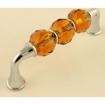 Gürçayhırdavat Gürcay Hırdavat Çekmece Kulpu Kristal 96Mm Kahve