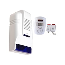 Lr-ng300 Kablosuz Hareket Dedektörlü Alarm Seti + Caydırıcı Alarm Dış Siren - Sahte Alarm Kutusu