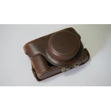 Olympus Xz-1- Xz1 için Taşıma Çantası Kahverengi