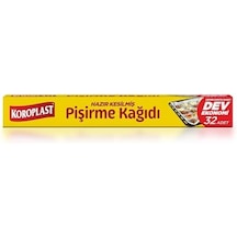 Hazır Kesilmiş Pişirme Kağıdı 32 Adet Dev Ekonomi 42x37 Cm, Helal Sertifikalı, Fırında Tavuk, Et, Tatlı, Börek Pişirmek İçin Yüksek Dayanıklı Hazır Fırın Pişirme Kağıdı Yapışmaz Yanmaz .