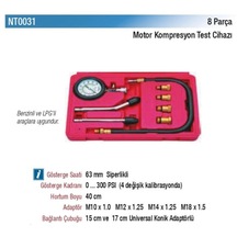 Nt Tools Motor Kompresyon Test Cihazı 8 Parça Nt0031