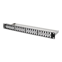 Digitus Dn-91424 48 Port Boş Patch Panel Zırhlı Keystone Jack Ta