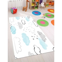 Bulut Halısı Yıkanabilir Kaymaz Taban Bebekve Çocuk Odası 6432c 001