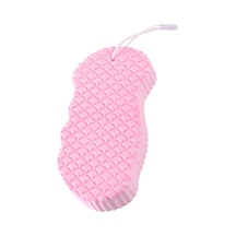 Hangfox Ani Ölçek Kaldıran Banyo Spongesi - Aileye Uygun - Pembe Renkli Temizleme Ve Bakım Aracı