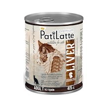 Pati Latte Ciğer Etli Konserve Yetişkin Kedi Maması 24 x 415 G