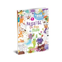 Hayal Et-çiz-boya-süsle 850 Çıkartma -1