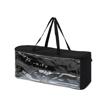 Lemestar Siyah Pvc Şapka Depolama Çantası - 23 Şapka Kapasitesi, Su Geçirmez, Şeffaf Pencere, Hızlı Erişim Fermuarı