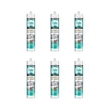 Şeffaf Silikon 280 Ml - 6 Adet