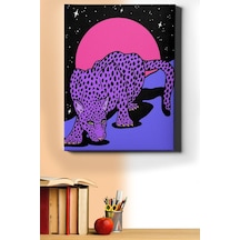 Webstyle Sayılarla Boyama Seti Kasnaklı Leoparın Uzay Yolculuğu 40 X 50 Cm