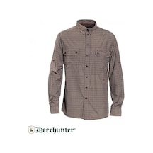 S.K.DEERHUNTER Tucker399BambooUzunKol Gömlek 43/44 Kahverengi - Kırmızı - Yeşil