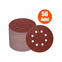 125mm. 220 Kum 8 Delikli Cırt Zımpara Nk 50 Adet