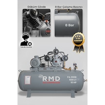 R.m.d Kompresör Hava Kompresörü Pistonlu 500 Lt 3 Kafa 8 Bar 10 Hp I Pa390b