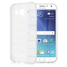 Fitcase Samsung Galaxy J2 (J200) Plaid Silikon Arka Kapak Seffaf 225230612