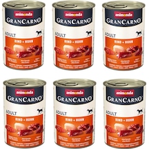 Animonda Gran Carno Sığır Ve Tavuklu Köpek Konserve 400 G X 6 Adet