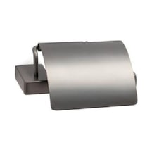 Kapaklı Tuvalet Kağıtlığı Füme Renk 90x95x151 Mm Çok Renkli
