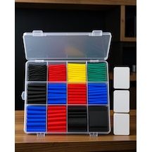 Kablo İzolasyon Makaron Seti 560 Parça 12 Ölçü 5 Renk Uczz560parçamakaron-5 Belirtilmemiş