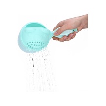 Lemestar Bebe Şampuan Kasesi Yıkanır Balık Desenli Kolu Pp Materyal Göz Ve Yüz Korumalı Saç Yıkama Kasa Yeşil