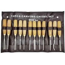 Rox Wood Ahşap Oyma Iskarpela Seti 210 Mm- 12 Parça