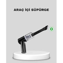 Mini Şarjlı Araç Süpürgesi 120w Güçlü Motor, 5500pa Vakum Emiş, Yıkanabilir Filtre Diğer