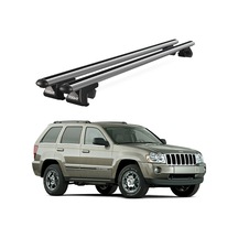 Venüs Jeep Grand Cherokee Limited 2005-2010 Uyumlu Gri Ara Atkı Port Bagaj Tavan Barı