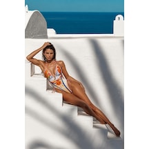Lilly Amalfi Soleil Bağlamalı Cut-out Kadın Mayokini Beyaz Beyaz