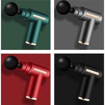 "taşınabilir 6 Hızlı Derin Doku Masaj Aleti - 4 Başlıklı, Sessiz Ve Şarj Edilebilir" Çok Renkli Çok Renkli