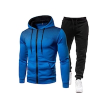 Jmsstore Erkek Ceket 2 Parçalı Fermuarlı Kapüşonlu Kıyafet + Pantolon Kış Spor Takım