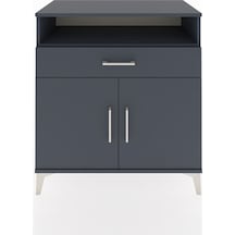 Hyperion Şifonyer Tek Çekmeceli 2 Kapaklı 88x44x96 Antrasit-a... Antrasit