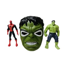 Avengers Işıklı Örümcek Adam Hulk ve Işıklı Hulk Maske Oyun Seti