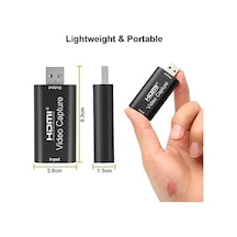 Ses Video Yakalama Kartı 1080p 30fps Hdmı Usb Yakalama Kartları Dslr Video Kamera Oyun - Canlı Akış - Video Konferans - Öğretim İçin Aksiyon Kamerası İle Kayıt