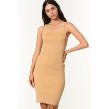 Z2011 Dewberry Bayan Elbise-açık Camel Açık Camel