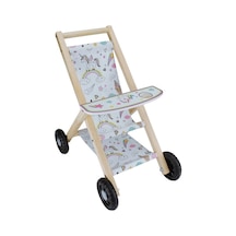 Çg71 Okutan. Ahşap Bebek   Arabası