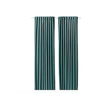 Ikea Sanela Fon Perde 140x300 Cm Turkuaz