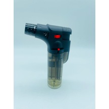 Masaüstü Pürmüzlü Tekçıkış Rüzgar Çakmağı //sm908p-12cm